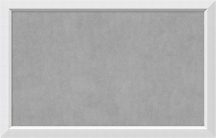 Amanti Art White Framed Magnetic Board 28x44 Large Vision Board for use with Magnets, 100% Metal Sheet to Display Items as Office Decor or for Home Organization in mudroom, Kitchen or Kids Room