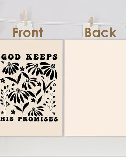 Boho Floral Christian Spiral Journal Notebook 5.5x8.3in, Bible Scripture Abstract Flower Journal for Woman, Religious Minimalist Botanical Notebooks for Note Taking, Hardcover Notebook