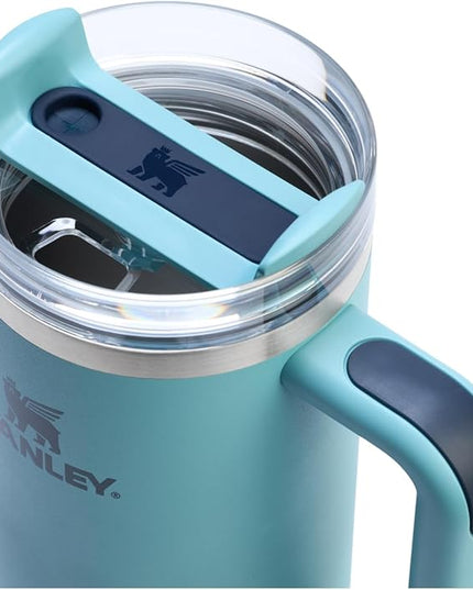 STANLEY Quencher H2.0 Tumbler with Handle and Straw 30 oz | Flowstate 3-Position Lid | Cup Holder Compatible for Travel | Insulated Stainless Steel Cup | BPA-Free | Agave