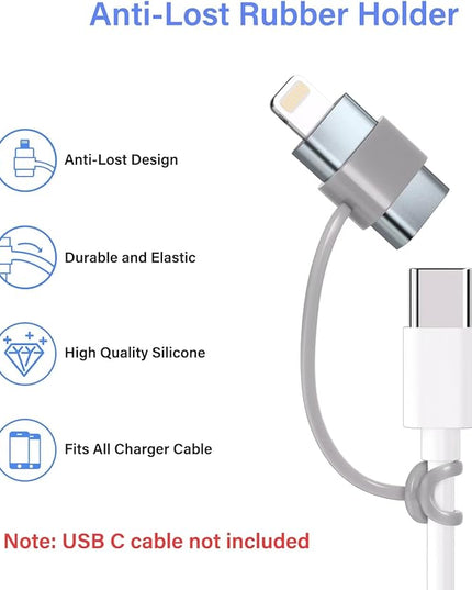 MFi Certified USB C Type C to Lightning Adapter （4 Pack） 1.8-2.2A 15W Fast Charging Support Data Sync,Lightning to USB Type C Cable Adapter for iPhone/iPad/for Airpods Not for Audio/OTG