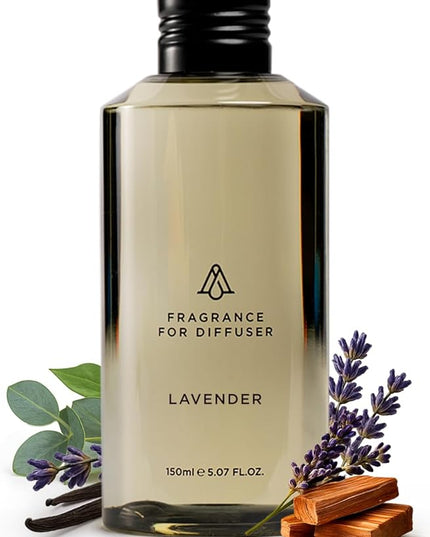 AromaPlan Hotel Scents Lavender 5 Fl Oz (148ml), Home Luxury Aroma & Hotel Fragrance Diffuser Oil- Hotel Diffuser Oil for Aromatherapy- USA Made, Bigger Bottle, Bolder Aroma & Longer Lasting