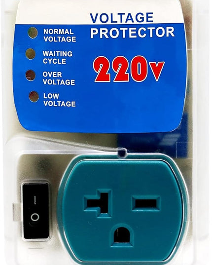 BSEED Surge Protector Outlet, Power Surge Protector for Home Appliances, Adjustable Voltage Regulator, 220V, 4400W, 1 Pack