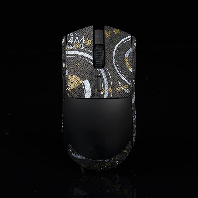 Gamer Mouse Grip Tape Sticker for Razer Viper V3 Non Slip Suck Sweat Pre Cut Easy Install PC Gaming M4A4