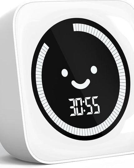 Visual Timer, 99 Minute Digital Kitchen Desk Timer for Office Supplies Home Productivity Management Tool Countdown Count Up, White