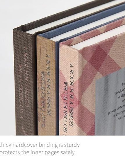 Monolike Journal For Beyond Nostalgia Hardcover Lined Notebook, Blue - Hardcover, Academic, Journal, Diary, 192pages