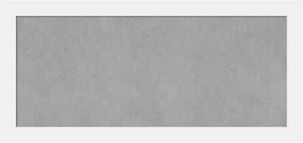 Amanti Art White Framed Magnetic Board 25x53 Oversize Vision Board for use with Magnets, 100% Metal Sheet to Display Items as Office Decor or for Home Organization in mudroom, Kitchen or Kids Room