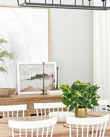 Oairse Articicial Plants Indoor Small Fake Plants in Pots Faux Pothos N‘ Joy Potted Plant Fake Indoor Plants with Gold Pots for Bathroom Living Room Office Desk Shelves