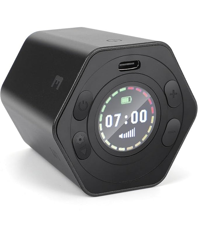 Pomodoro Productivity Timer Cube, Flip Clock, Pause & Resume, Magnetic Adjustable Sound Alert, for Working Studying Office Task, 3/5/10/15/30min & Custom Countdown (Gray)