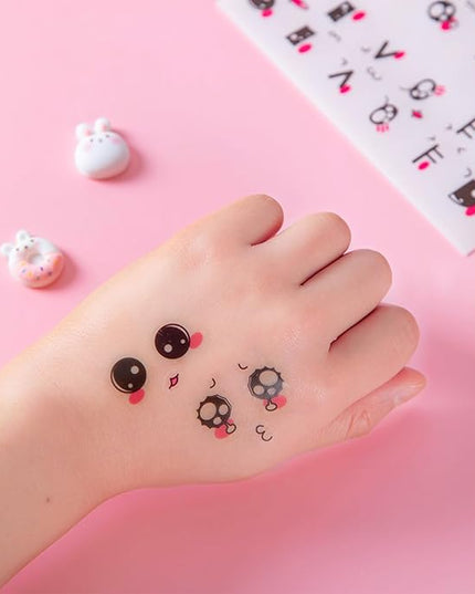 360Pcs Cute Cartoon Face Stickers for for Halloween, Christmas and Valentine's Day Daily Life, Expression Stickers with Colorful Eyes Nose Mouth Creative Stationery Sticker(Cute)