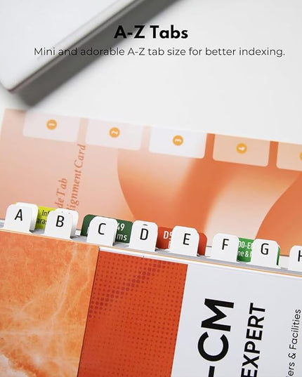 Index Tabs for ICD-10-CM 2025 Expert Codebook - Easy Navigation for Medical Coding Books (for AAPC Version)