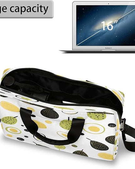 JXDXHCW Cartoon Avocado Laptop Bag Carrying Case 15.6 Inch Laptop Briefcase Messenger Shoulder Bag for Tablet Computer Bag for Travle Business Men Women