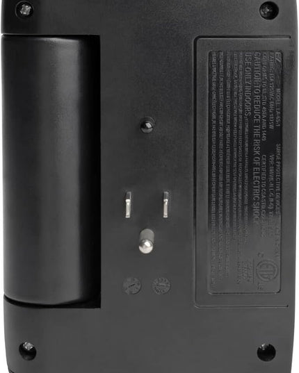 TRIPP LITE 6 Outlet Surge Protector Power Strip, 3 Rotatable Outlets, Wall Tap/Direct Plug in, 1200 Joules, 2 USB Charging Ports, Limited Warranty & $20, 000 Insurance (SWIVEL6USB), Black