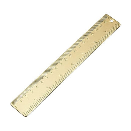 8 Inch Metal Rulers Straight Ruler Office School Students Stationery