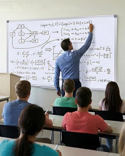 72 x 48 Inch Magnetic Dry Erase Whiteboard (6 x 4 Ft) - Large Commercial Grade Presentation Board for University Classroom Teaching, Office Corporate Strategy & Warehouse Planning