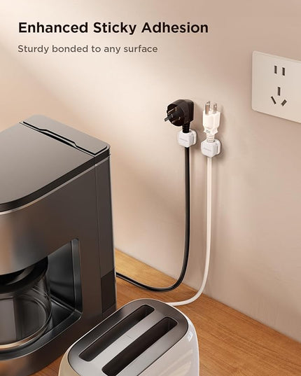 12 Pack Magnetic Cord Holder, Cord Organizer Cable Clip for Desk Management, JOYROOM Smooth Adjustable Cable Clip, Wire Holder Keeper Organizer for Home Office Desk Phone Car Wall Desktop Nightstand