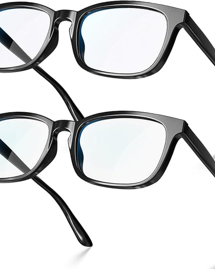 VISOONE Blue Light Blocking Glasses Square with Anti Computer Glare for Gaming Women and Men MONTANA
