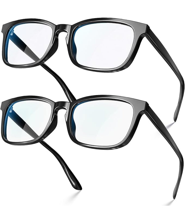 VISOONE Blue Light Blocking Glasses Square with Anti Computer Glare for Gaming Women and Men MONTANA
