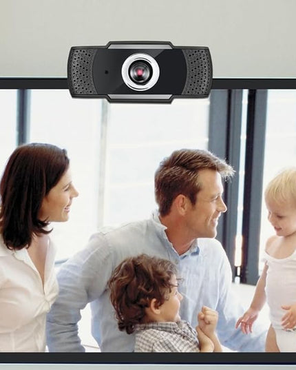 CyberTrack H4 Webcam 1080P HD USB Webcam with Built-in Microphone, Zoom Certified, Black