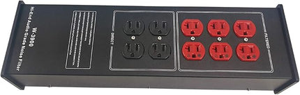 AC Power Filter Power Conditioner - WAudio AC Power Purifier with Surge Protector, Black