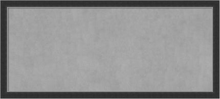 Amanti Art Black Framed Magnetic Board 23x51 Oversize Vision Board for use with Magnets, 100% Metal Sheet to Display Items as Office Decor or for Home Organization in mudroom, Kitchen or Kids Room