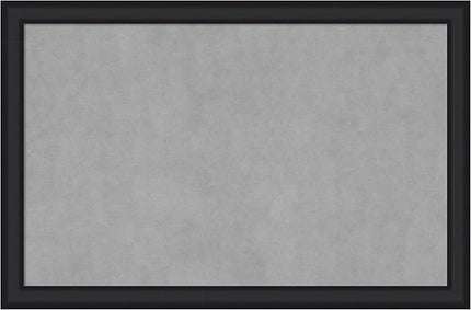 Amanti Art Black Framed Magnetic Board 23x35 Large Vision Board for use with Magnets, 100% Metal Sheet to Display Items as Office Decor or for Home Organization in mudroom, Kitchen or Kids Room