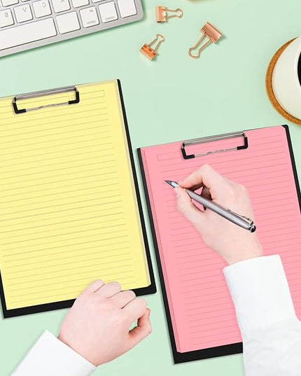 Unpunched Line Paper 5 Colorful - 100 Sheets/200 Pages Ruled Filler Paper, Per Color 20 Sheets, 5.8" x 8.5"