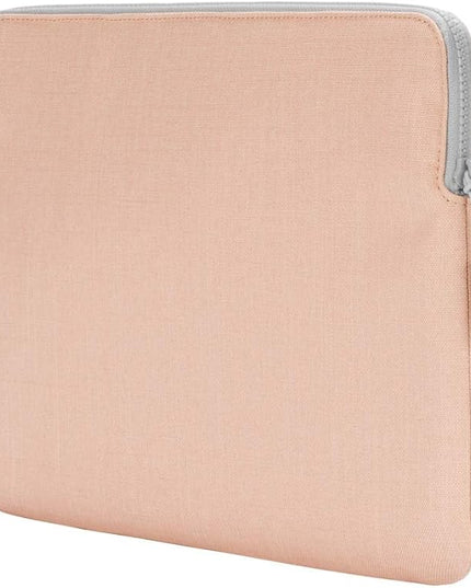 Incase Slim Sleeve with Woolenex for 13" MacBook/Laptop and iPad/Tablet - Padded Carry Case with Faux Fur Lining, Protective Cover, Vislon Zipper for Easy Access, Durable - Blush Pink