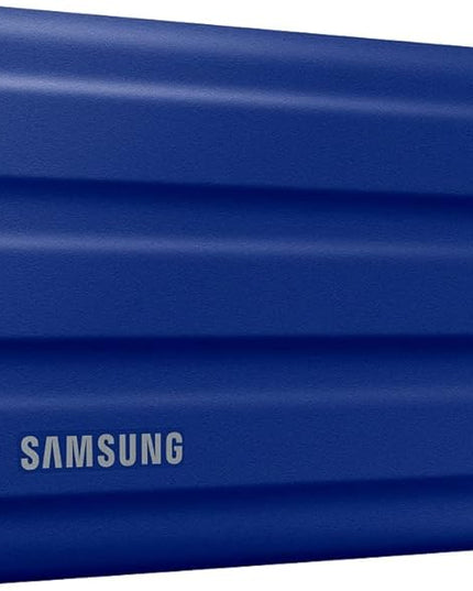 SAMSUNG T7 Shield 2TB Portable SSD, USB 3.2 Gen2, Rugged, IP65 Rated, for Photographers, Content Creators and Gaming, External Solid State Drive (MU-PE2T0R/AM, 2022), Blue
