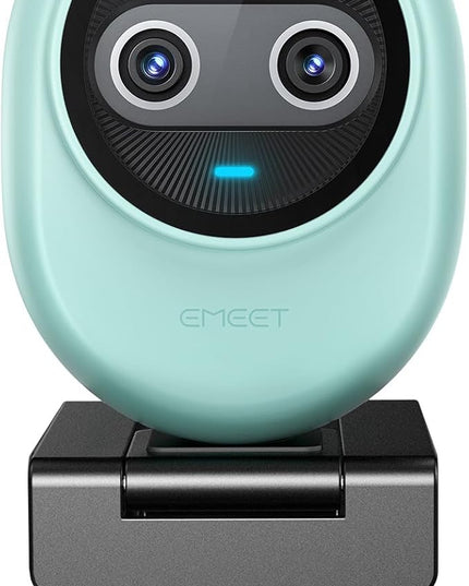EMEET Piko 4K Webcam for Streaming, World’s 1st Dual-Camera AI-Powered 4K Camera w/AI Autofocus, 3 Mics Array&3 Sound Modes, USB Webcam with Clip, Great for Streaming, Desk Setup