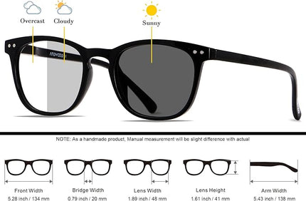 ANDWOOD Blue Light Blocking Glasses Women Men Computer Small Face Clear Bluelight Blocker Eyeglasses Frame