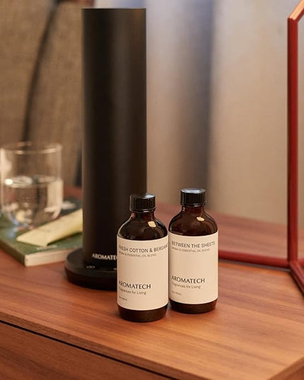 Aromatech Fresh Cotton and Bergamot Essential Oil Blend: Luxury Hotel Inspired Aromatherapy with Bergamot, Fresh Cotton & Sandalwood for Ultrasonic Diffusers & Nebulizers - 4 fl oz, 120 mL