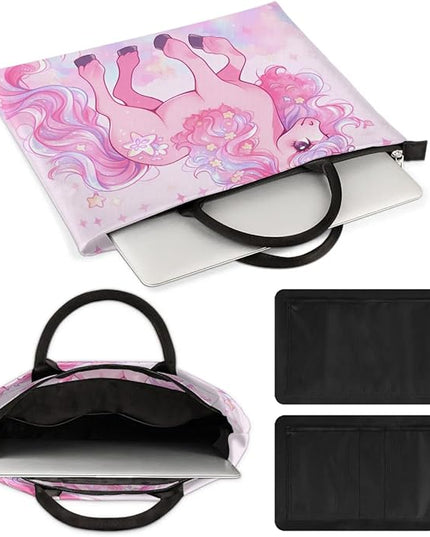 Hsnar 15.6 Laptop Case Briefcase Handbag with Accessory Pocket Slim Laptop Bag Laptop Sleeve