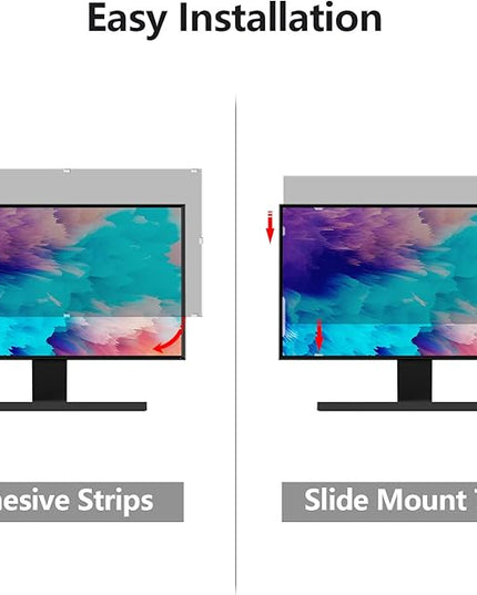 Computer Privacy Screen Protector 23 Inch with Hp Dell Acer Asus Samsung LG and More, Removable Security Shield Filter for 16:9 Aspect Ratio Monitor Like ViewSonic Sceptre AOC Koorui BenQ (23" Diagonal 16:9 1 Pack)