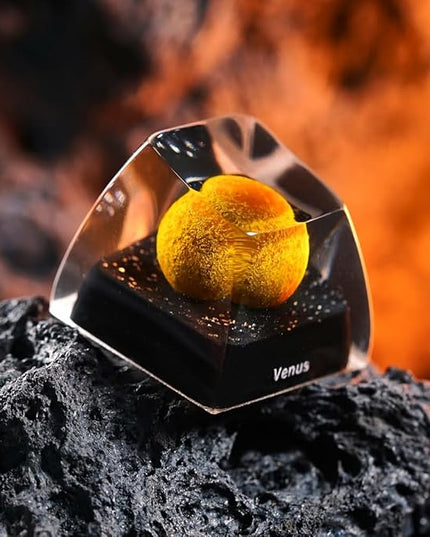 Venus Planet Artisan Keycap R1 SA Profile Custom Galaxy Keycaps 1U ESC Handmade Resin Gaming Solar System Planets Key Cap Cherry MX Switch Compatible Mechanical Keyboard Space Lover Gift