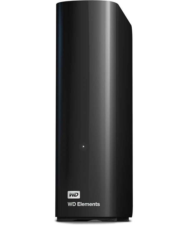 Western Digital 22TB Elements Desktop External Hard Drive, USB 3.0 external hard drive for plug-and-play storage - WDBWLG0220HBK-NESN