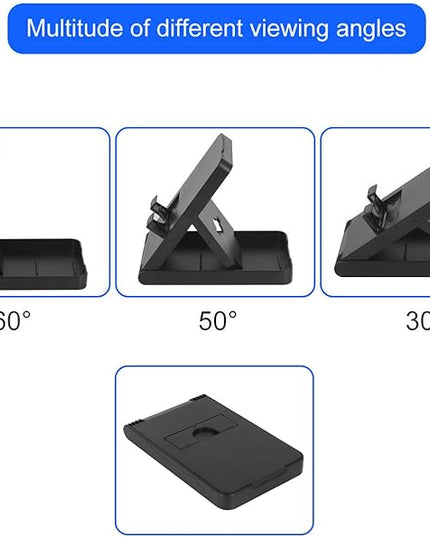 Y.D.F Stand for Nintendo Switch Compact Foldable Multi Angle Holder Play Stand Compatible with Switch/Lite/OLED IPad iPhone Samsung Galaxy Tab Android Phones Tablets E-Reader