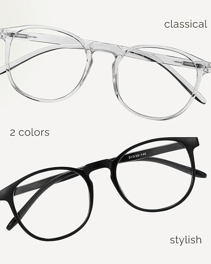 IBOANN Blue Light Glasses for Woman/Men, Fashion Blue Light Glasses Men, Fake Glasses Help Reduce Screen Fatigue