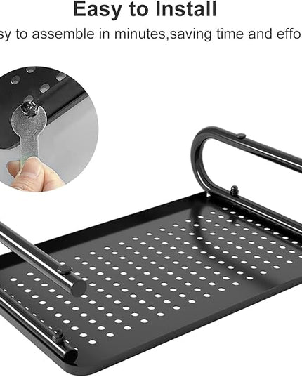 suptek Monitor Stand Riser for Computer,Laptop,Printer, Notebook and All Flat Screen Display with Vented Metal Platform and 4 Inches Height Underneath Storage (MST004)