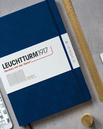 LEUCHTTURM1917 - Notebook Hardcover Medium A5-251 Numbered Pages for Writing and Journaling (Forest Green, Ruled)