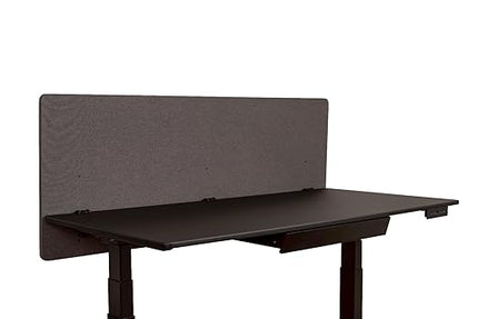 RCLM6024SG Reclaim Desktop Privacy Panel, Soundproof Desk Privacy Partition for Home or Office, 60" Width x 24" Height, Slate Gray