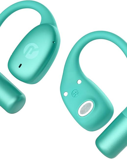 Raycon Essential Open Earbuds – True Wireless Open Ear Bluetooth 6.0 Headphones, Ultra-Lightweight, Comfort Hook Design, IPX4 Water Resistant, 36 Hours of Battery Life (Mint)