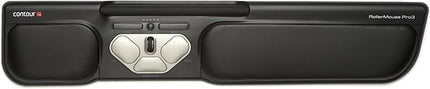 Contour RollerMouse Pro3: Ergonomic Design for RSI, Carpal Tunnel & Shoulder Pain, No Reach, No Grip, No Strain, Customizable Shortcuts, Adjustable Speed, Wired USB for Mac & PC