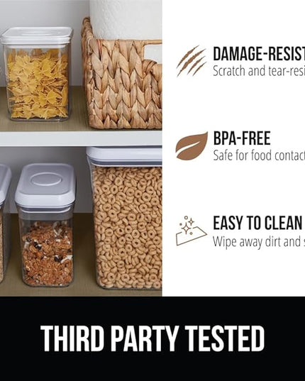 GORILLA GRIP DripGuard Shelf Liner, Non Adhesive Drawer and Kitchen Cabinet Protector, 24x240 Inch, Slip Resistant BPA Free Smooth Surface Plastic Liners for Cabinets, Bathrooms, Closets, Beige