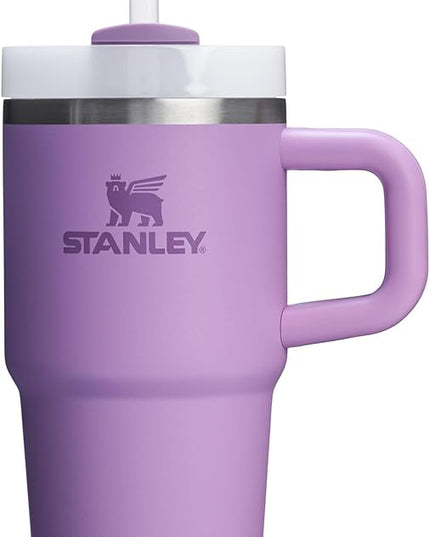 STANLEY Quencher H2.0 Tumbler with Handle and Straw 20 oz | Flowstate 3-Position Lid | Cup Holder Compatible for Travel | Insulated Stainless Steel Cup | BPA-Free | Lilac