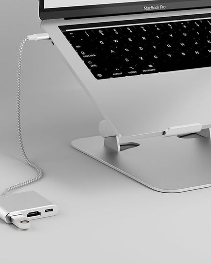 Battony USB-C to 4K HDTV Digital AV Adapter for MacBook Pro/Air, USB 3.0 5Gbps Date Transfer &100W PD & 50cm Braided Cable, Compatible for Mac Pro Air M1 M2 iMac and Other Type C Devices