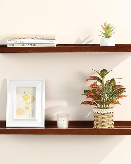 Nubry Fake Plants Artificial Potted Plants with Weaved Pot for Shelf & Table Desk | Perfect for Home Office Bathroom Farmhouse Room Coffee Table Decor 10‘’