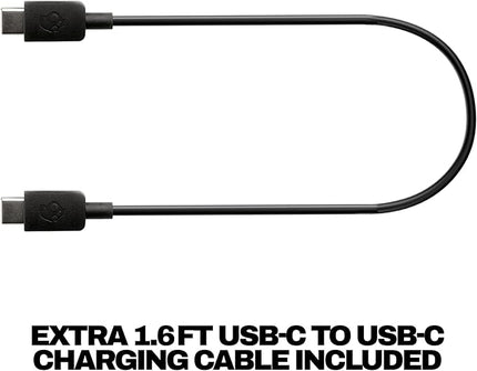 Skullcandy Hesh ANC Wireless Over-Ear Bluetooth Headphones with Extra USB-C Charging Cable, Active Noise Canceling, 22 Hrs Battery, Foldable Lightweight Design, Microphone iPhone Android - Mod White