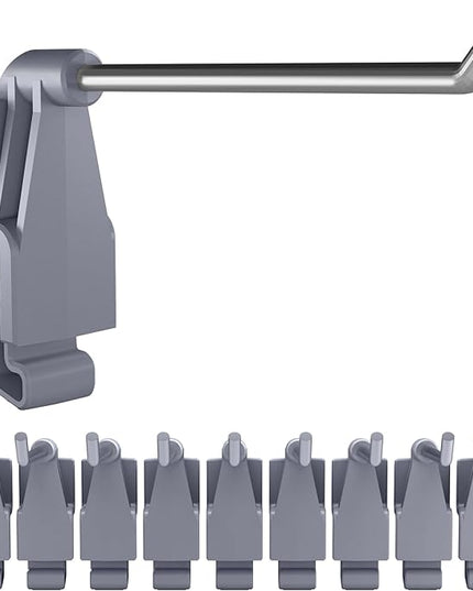 4-inch Wire Hook Model 113 | Compatible with Wall Control | for Tool Wall Organization of Combination Wrenches, Adjustable Wrenches, Hammers, Paint Brushes, Merchandise, and More | 10-Pack