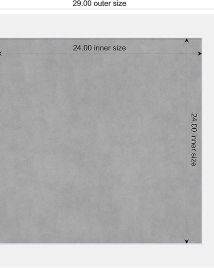 Amanti Art White Framed Magnetic Board 29x29 Medium Vision Board for use with Magnets, 100% Metal Sheet to Display Items as Office Decor or for Home Organization in mudroom, Kitchen or Kids Room