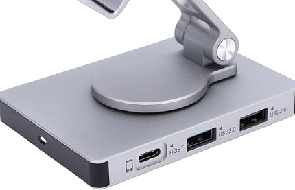 Zopsc Tablet Docking Station, 8 in 1 Type C Hub with 100W PD Fast Charge, 4K 60Hz Output, Memory Card Reader, Gigabit Ethernet, for Cellphone Tablet Laptop